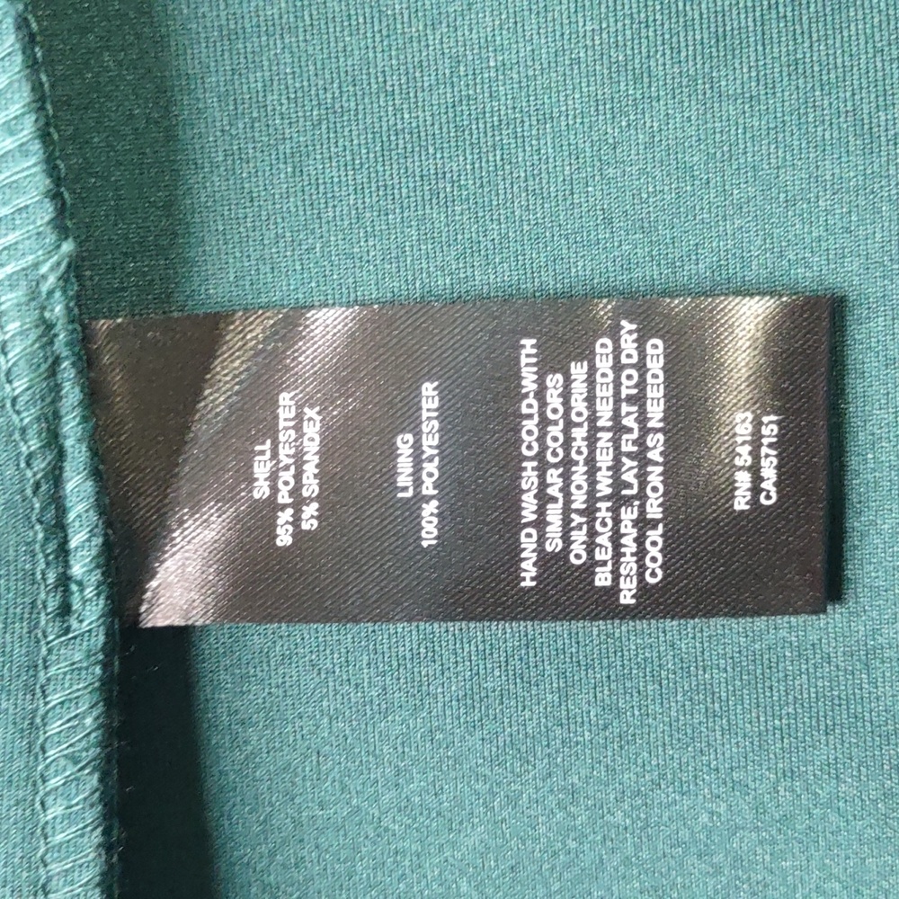 Jessica Howard One Shoulder Size 10 Deep Green Formal Cocktail Dress - Picture 7 of 8